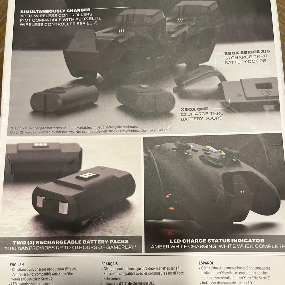 Xbox Dual Charging Station - Black by Power A